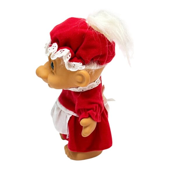 Russ Troll Doll 8 inch Mrs Claus Original Vintage 1990s Toy Christmas Decor - Picture 4 of 7